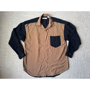 VTG Z. Cavaricci Button Up Long Sleeve Shirt Embroidered